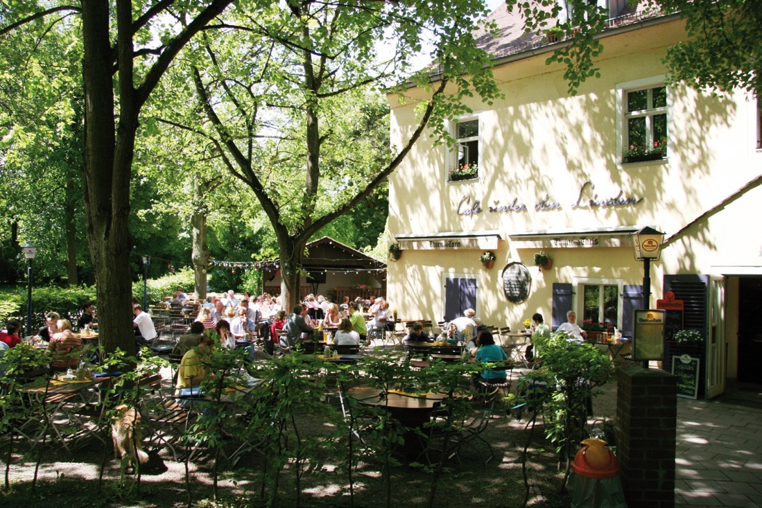 Bald unter neuer Führung: der schöne Biergarten vom „Unter den Linden“ im Stadtpark.