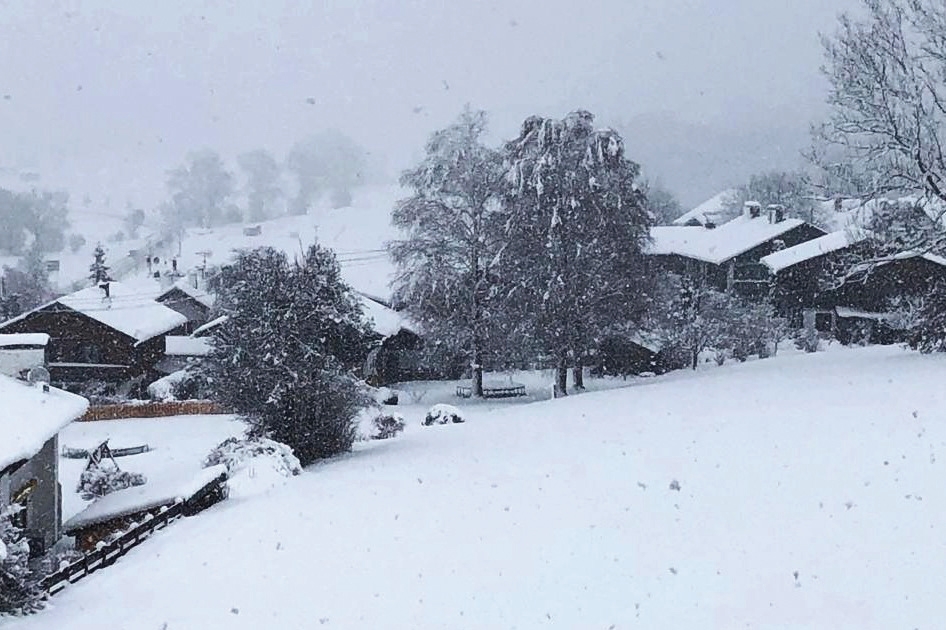 Januar 2019: Oberbayern versank im Schnee.