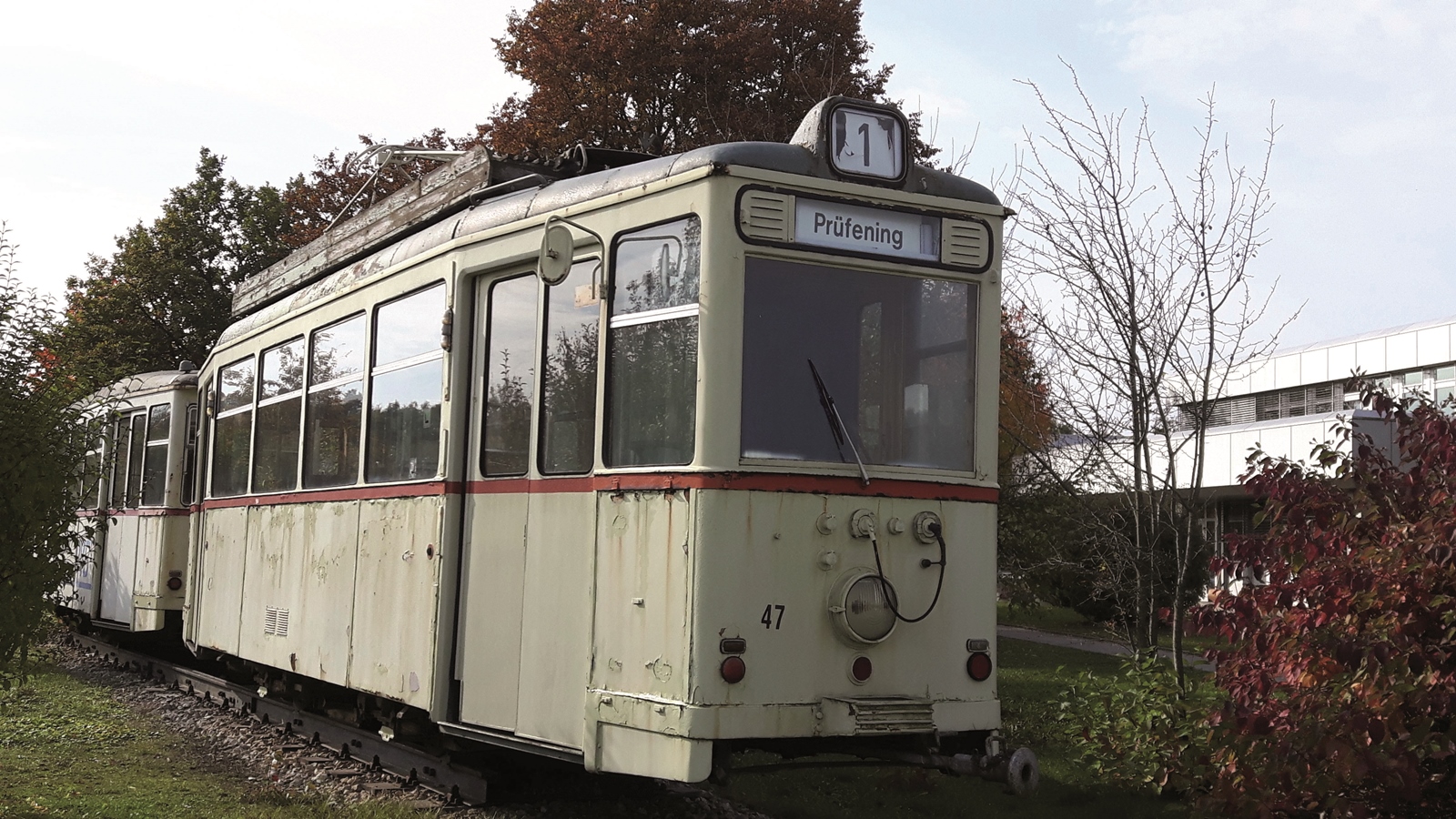 Letztes Relikt: In den 60ern fuhr diese Straßenbahn zum letzten Mal in Regensburg.
