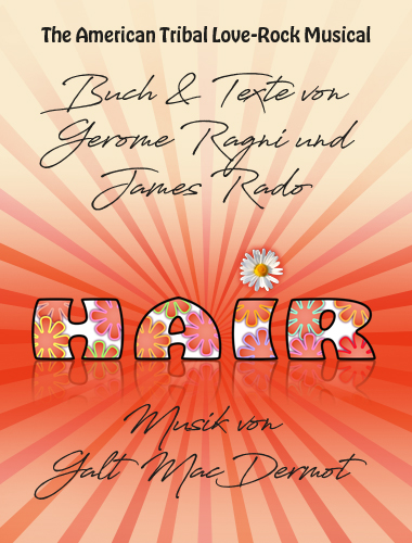 Hair DeutschesTheaterMünchen 2023 Poster Startseite