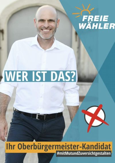 Michael Schien (Freie Wähler), Wahlplakat 2026
