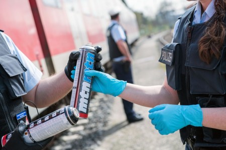 Aus bayerischen Polizeiberichten | Regensburg: Schmierer besprühen abgestellten Zug