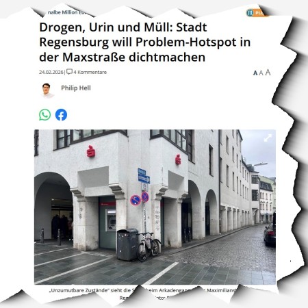 Nachgefragt | Drogenhotspot Maxstra&szlig;e &ndash; geht Regensburg das Problem endlich an?