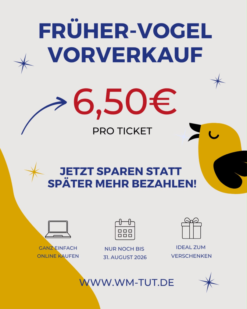 Romantischer Weihnachtsmarkt 2026: Frühbucher-Tickets nur noch bis 31. August
